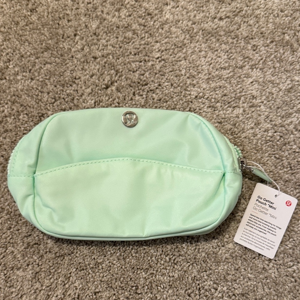 Lululemon Light Green Accessory Bag